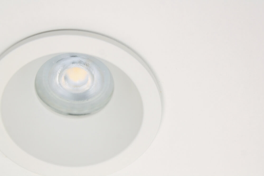 Ronde witte inbouwspot TRIMLESS | IP65 8,5 cm
