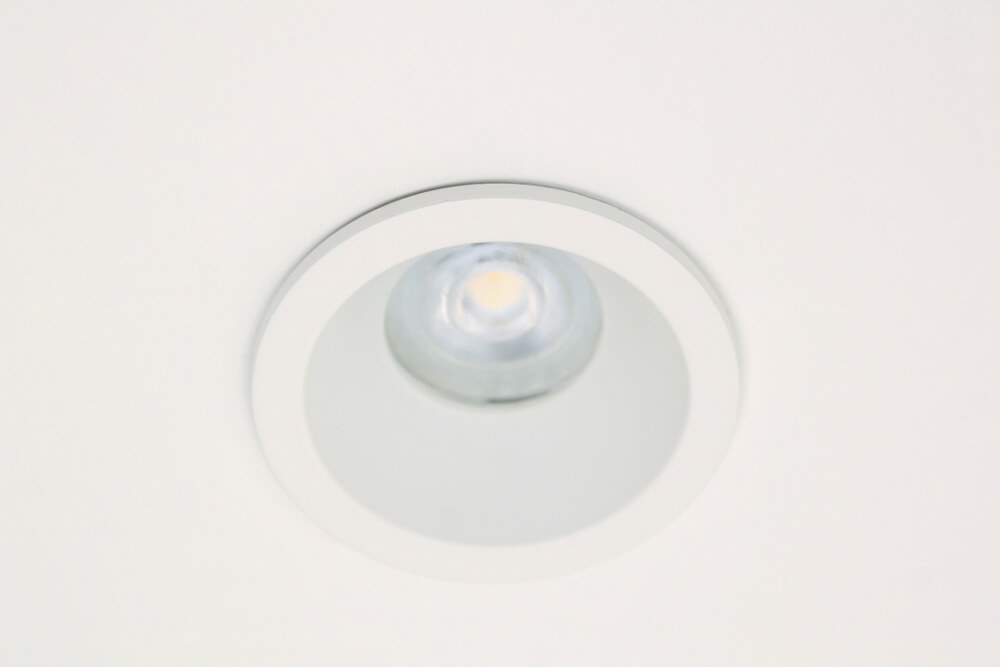 Ronde witte inbouwspot TRIMLESS | IP65 8,5 cm