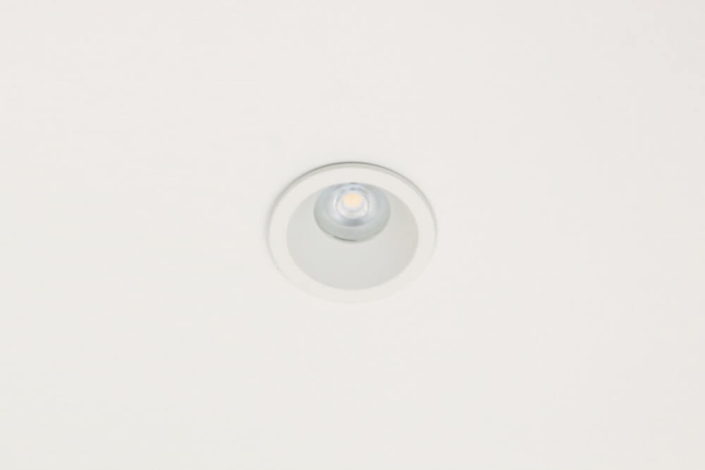 Ronde witte inbouwspot TRIMLESS | IP65 8,5 cm