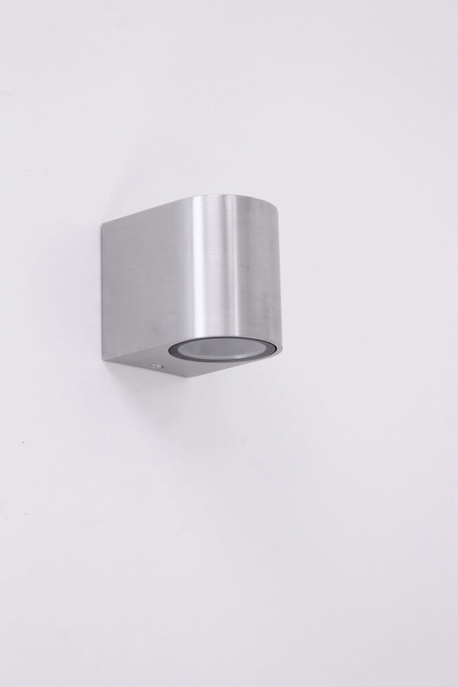 Buitenlamp / Wandlamp ZORA LED 1-lichts rond | Staal