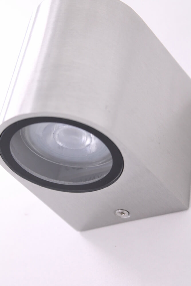 Buitenlamp / Wandlamp ZORA LED 1-lichts rond | Staal