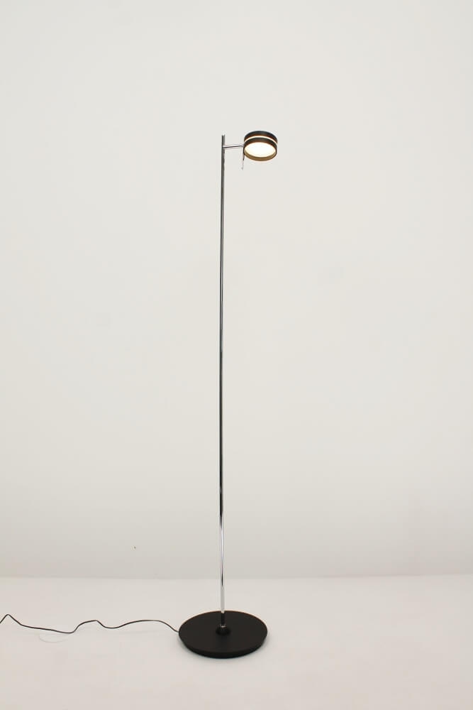 Flexibele LED leeslamp RINGO II met pulsdimmer | Zwart