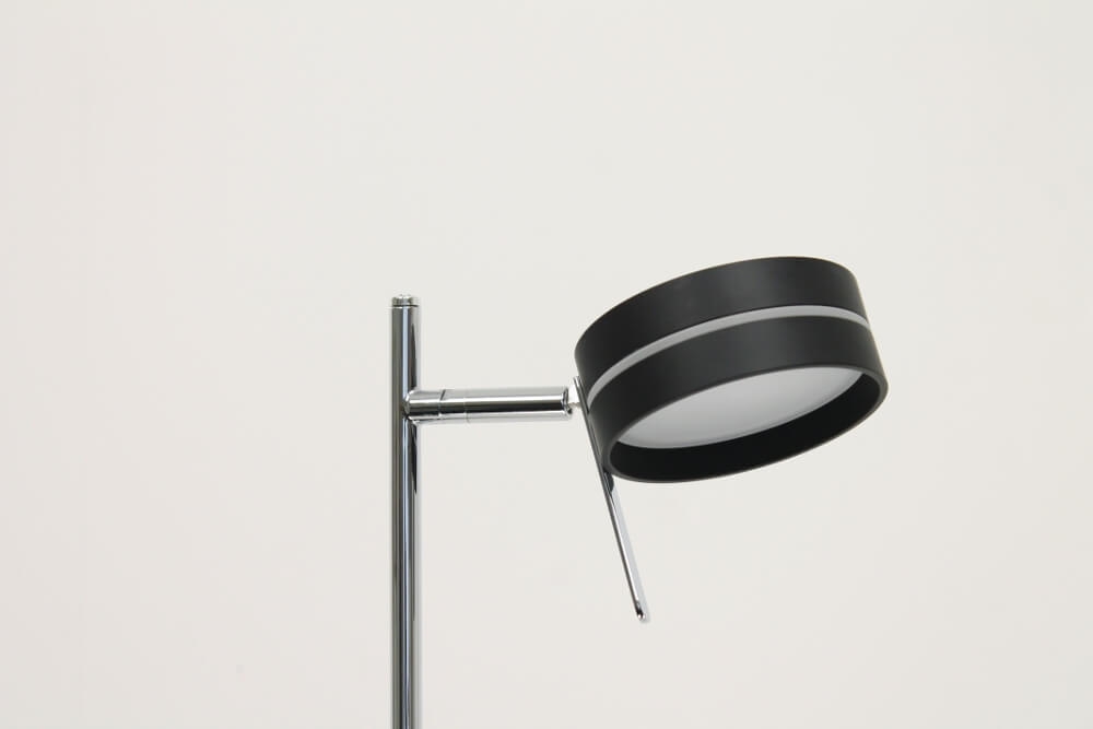 Flexibele LED leeslamp RINGO II met pulsdimmer | Zwart