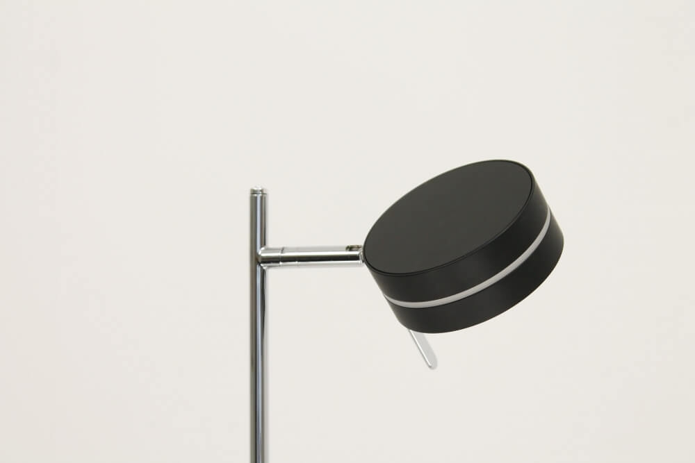 Flexibele LED leeslamp RINGO II met pulsdimmer | Zwart