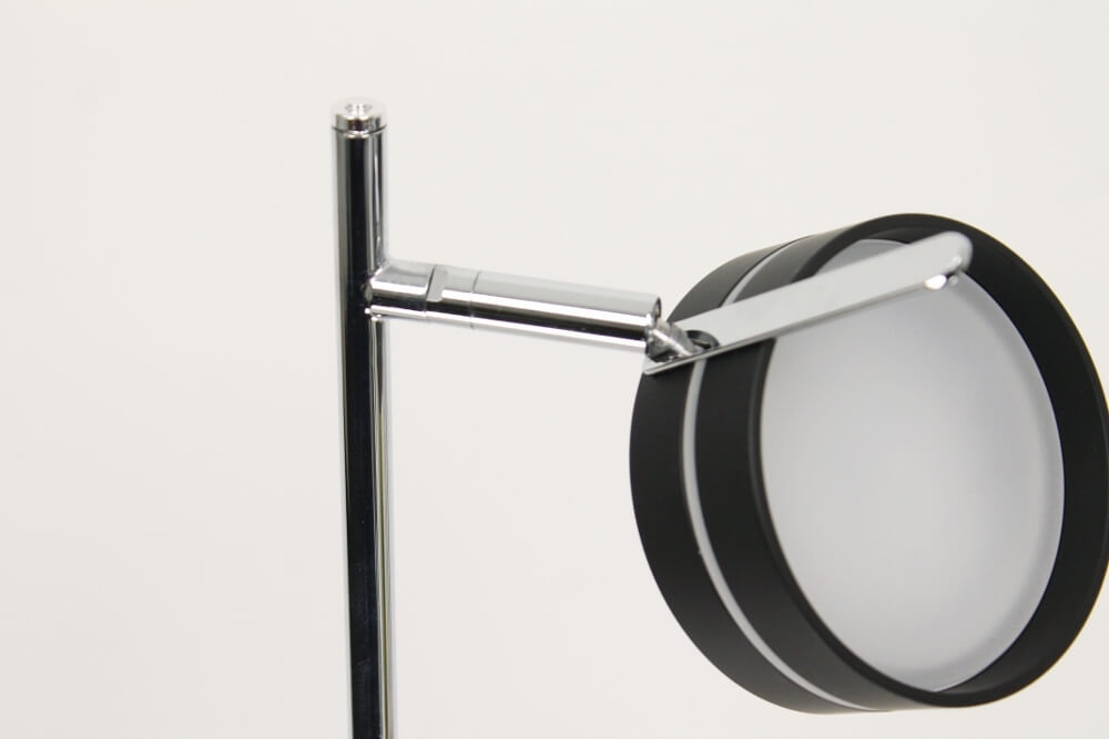 Flexibele LED leeslamp RINGO II met pulsdimmer | Zwart
