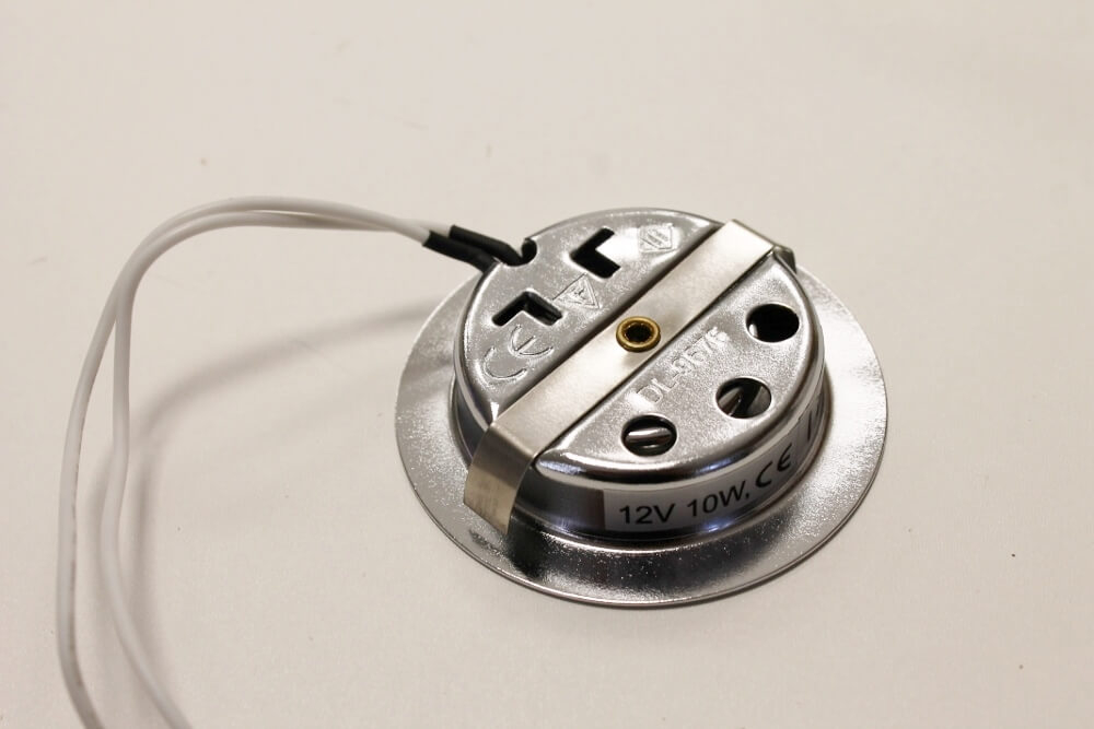 Meubelspot / Keuken- onderbouwspot | inbouw chroom Ø 7,2 cm