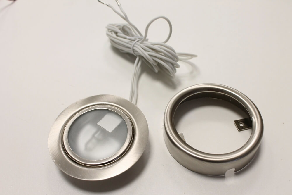 Meubelspot / Keuken- onderbouwspot | opbouw staal Ø 7,2 cm
