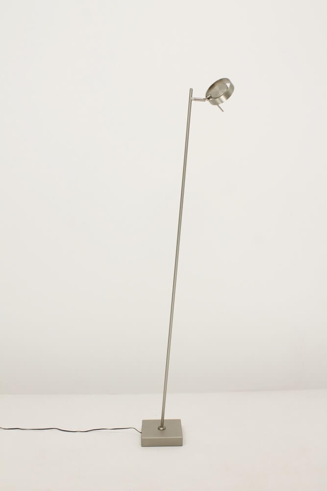 Flexibele LED leeslamp RINGO I met pulsdimmer | Staal