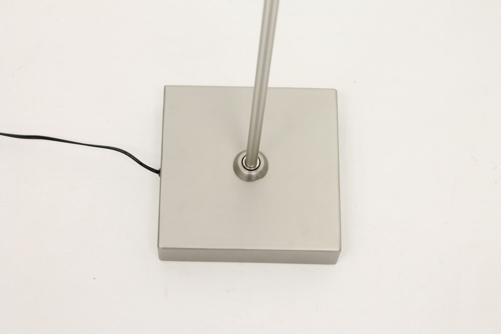 Flexibele LED leeslamp RINGO I met pulsdimmer | Staal