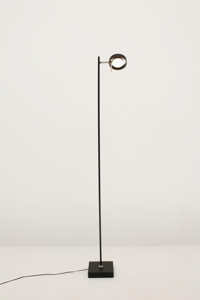 Flexibele LED leeslamp RINGO I met pulsdimmer | Zwart