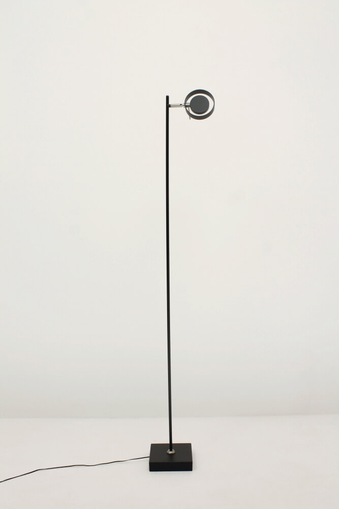 Flexibele LED leeslamp RINGO I met pulsdimmer | Zwart