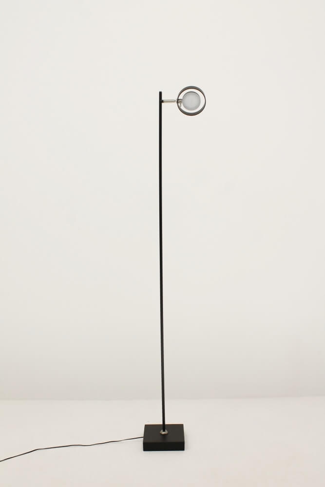 Flexibele LED leeslamp RINGO I met pulsdimmer | Zwart