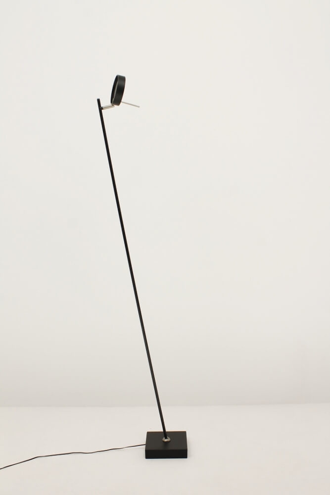 Flexibele LED leeslamp RINGO I met pulsdimmer | Zwart
