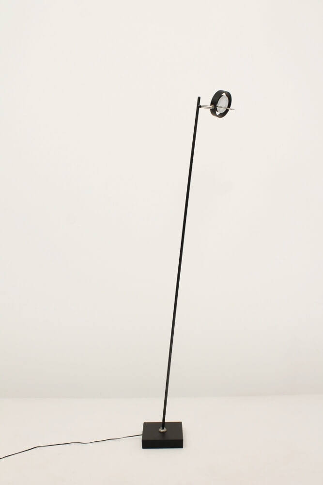Flexibele LED leeslamp RINGO I met pulsdimmer | Zwart