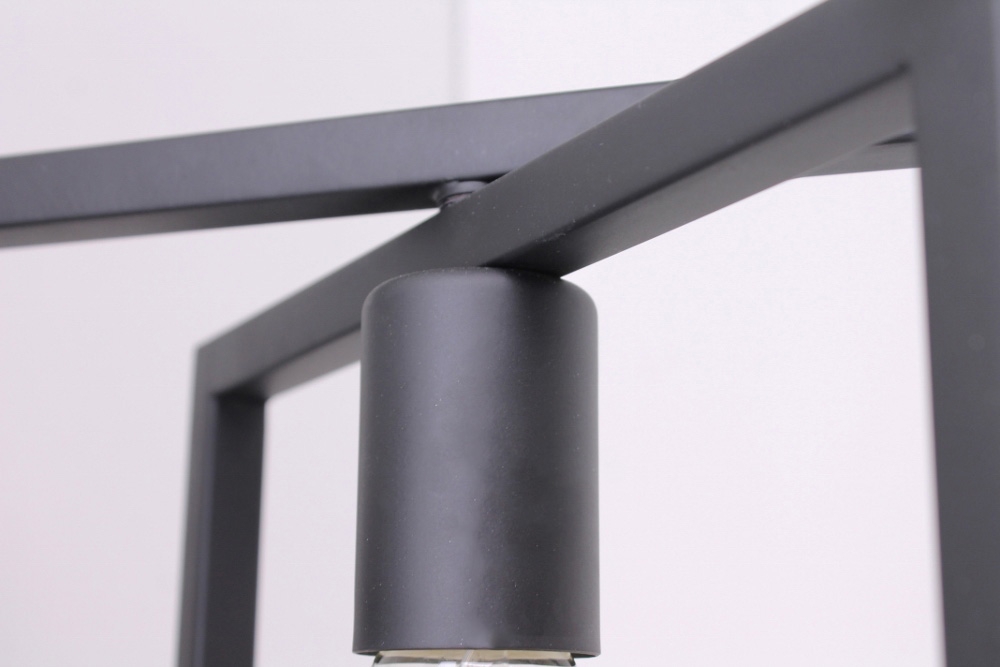 Metalen verstelbare frame wandlamp MARCO | Zwart