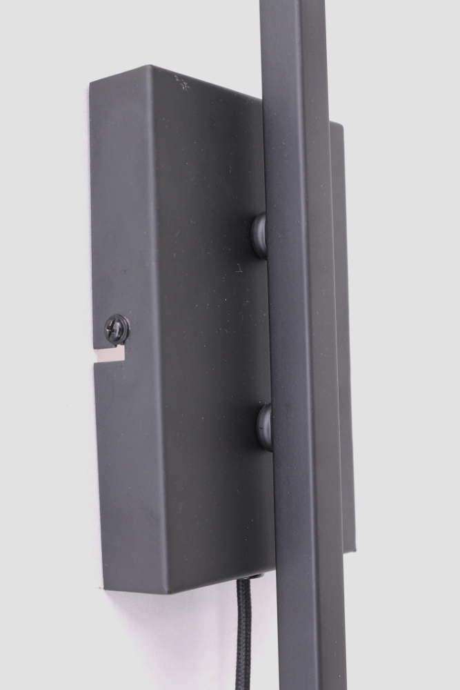 Metalen verstelbare frame wandlamp MARCO | Zwart