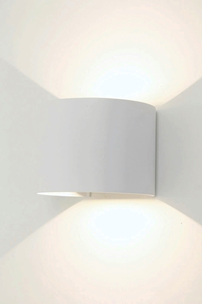 Ronde LED buitenlamp / wandlamp ARRIGO | Wit