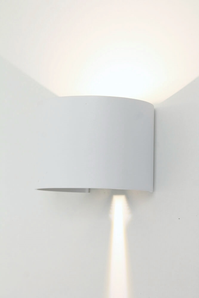 Ronde LED buitenlamp / wandlamp ARRIGO | Wit