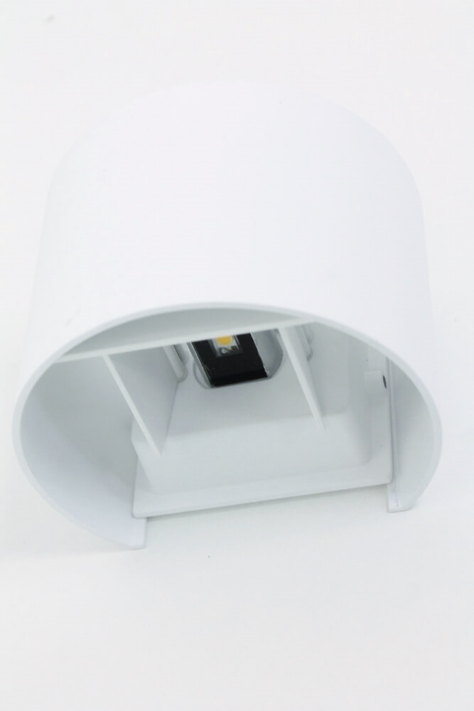 Ronde LED buitenlamp / wandlamp ARRIGO | Wit