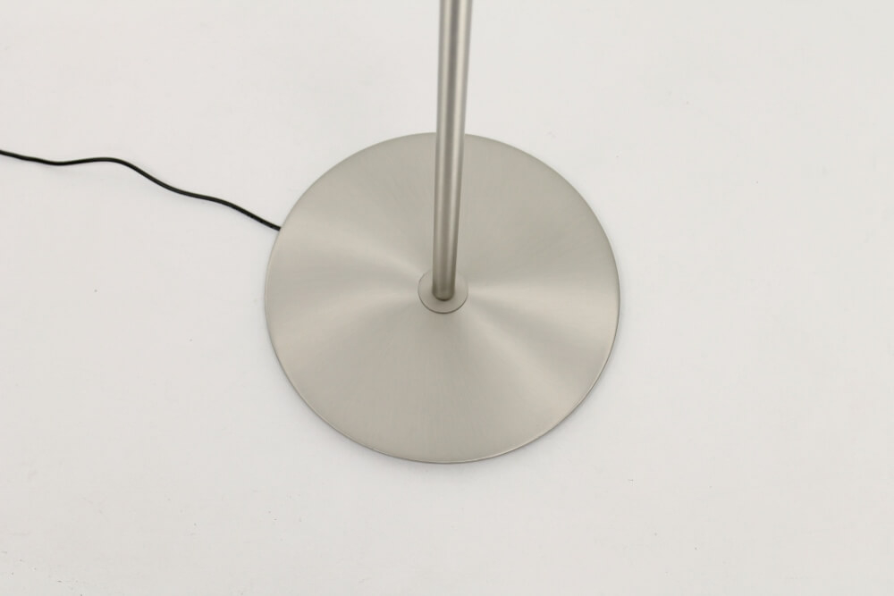 Strakke dubbele leeslamp OVALA met dimmer | Staal