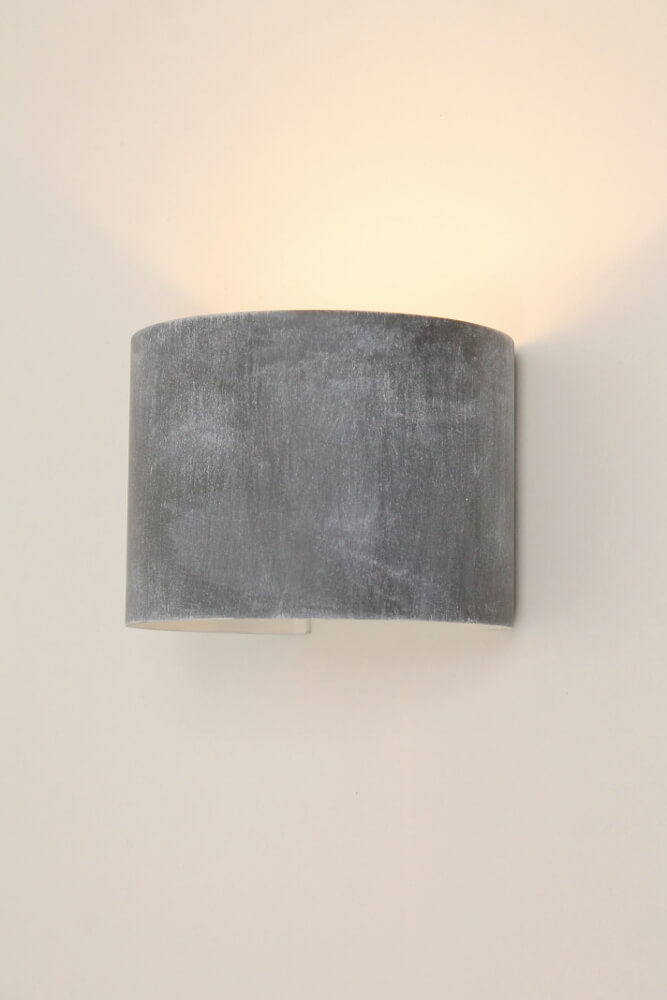 Wandlamp JUDE met verstelbare lichtbundel | Betongrijs rond