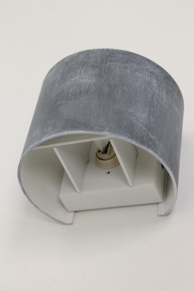 Wandlamp JUDE met verstelbare lichtbundel | Betongrijs rond