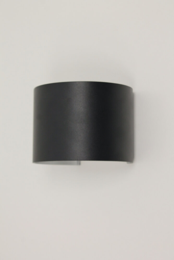 Wandlamp JUDE met verstelbare lichtbundel | Zwart rond