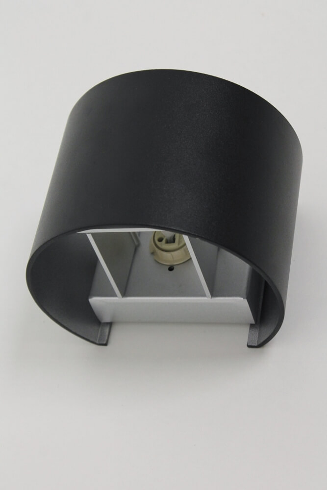 Wandlamp JUDE met verstelbare lichtbundel | Zwart rond