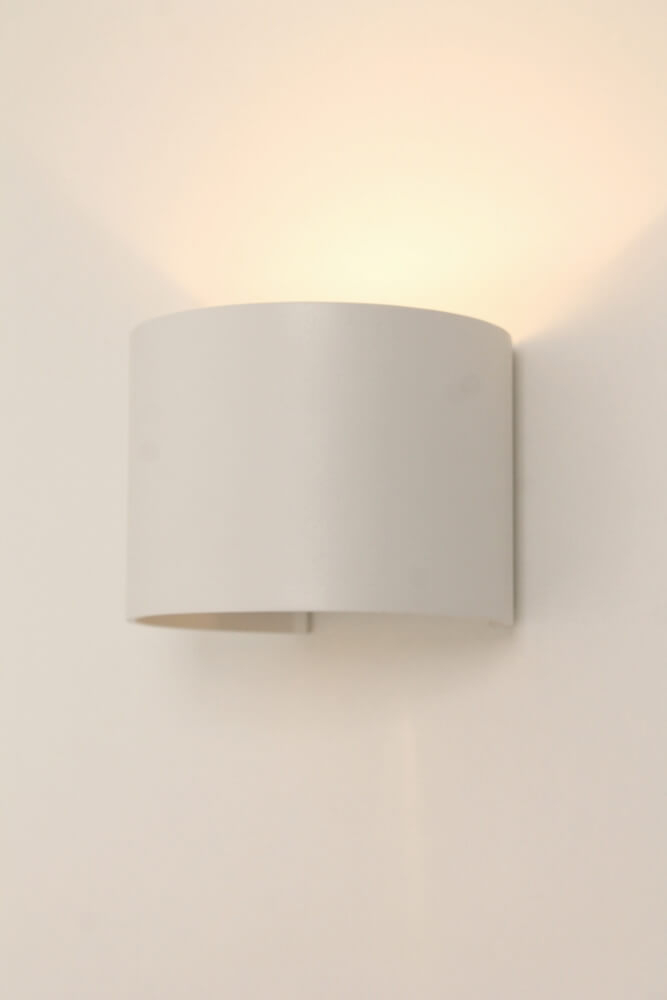 Wandlamp JUDE met verstelbare lichtbundel | Wit rond