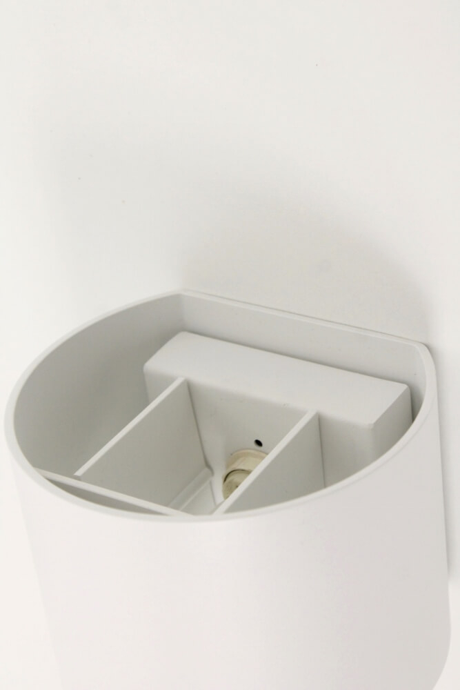Wandlamp JUDE met verstelbare lichtbundel | Wit rond