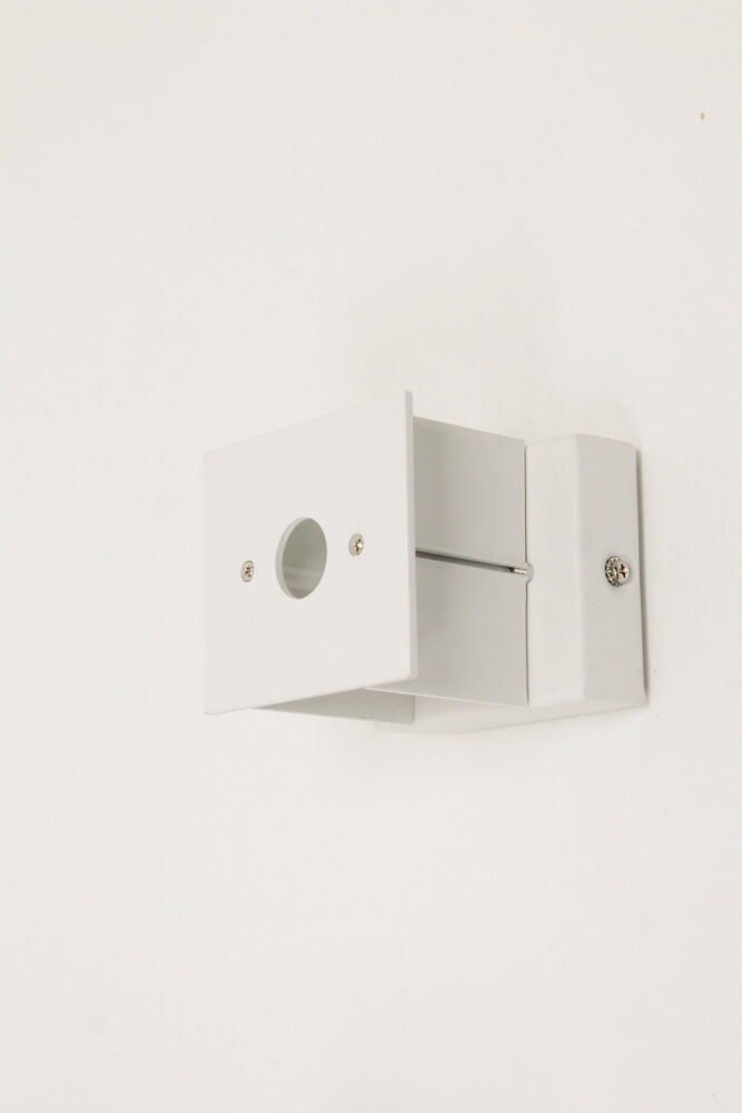 Wandlamp JUDE met verstelbare lichtbundel | Betongrijs vierkant