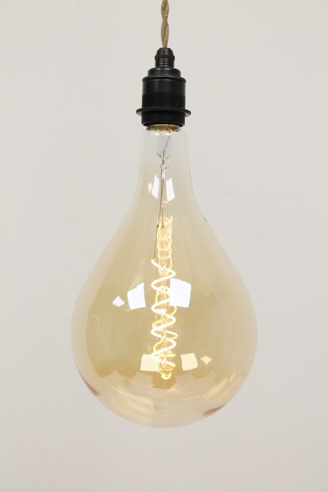LED GIANT CURVE GOLD DECO 4 watt E27 dimbaar | Peer 16 cm