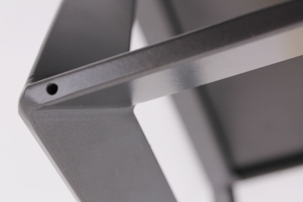 Metalen frame plafondlamp THOBIN | Antraciet