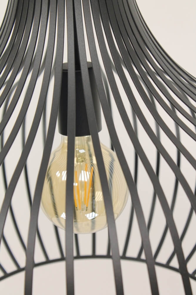 Sierlijke hanglamp GABRI L zwart | Ø 48 cm