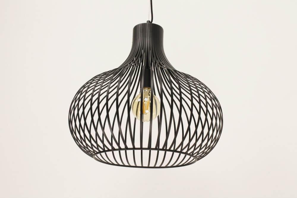 Sierlijke hanglamp GABRI L zwart | Ø 48 cm