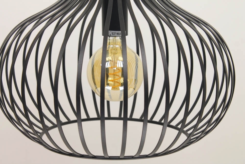 Sierlijke hanglamp GABRI L zwart | Ø 48 cm