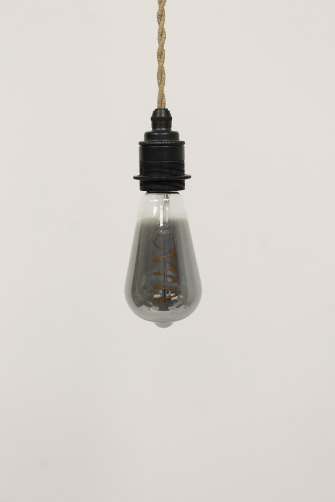 LED Rustika CURVE SMOKE DECO 4 watt E27 dimbaar