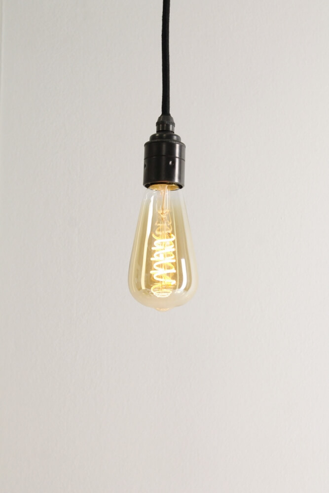 BOLD Rustika CURVE GOLD DECO 4 watt LED E27 dimbaar