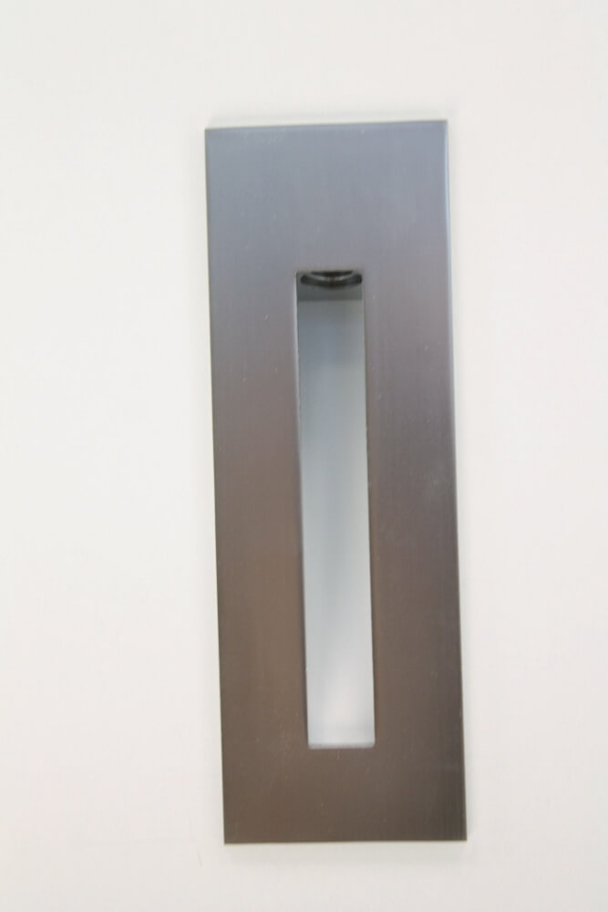 Trapverlichting / Inbouw wandlamp SIMPLY LED warm wit | Staal
