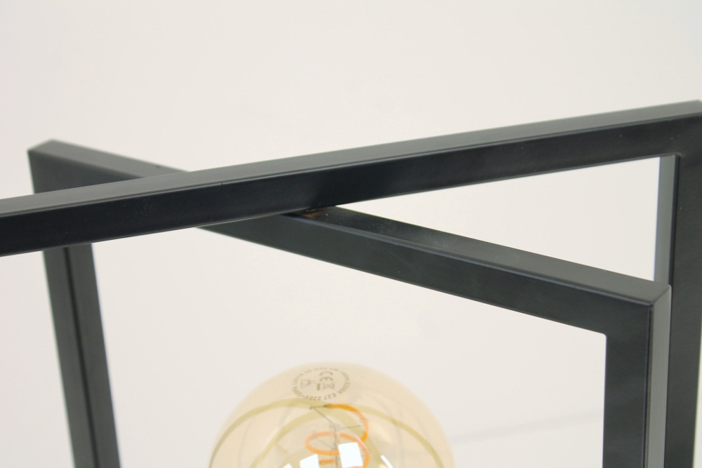 Metalen verstelbare frame tafellamp MARCO | Zwart