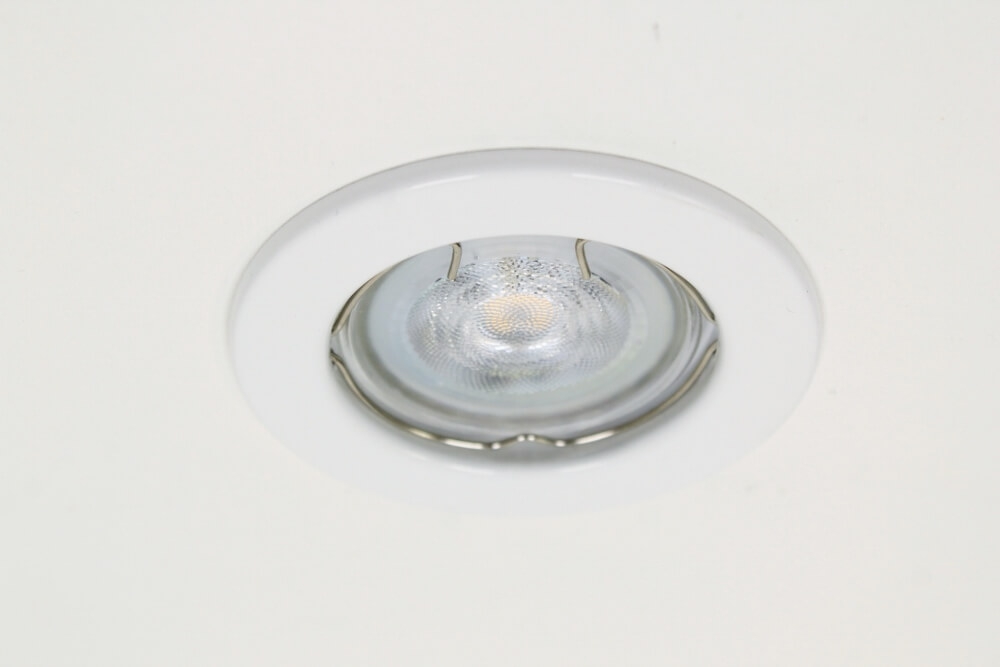Witte inbouwspot CLASSIC niet kantelbaar | 7,8 cm