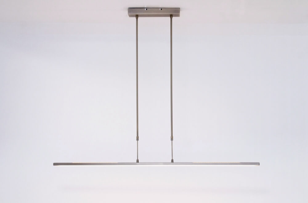 Strakke moderne design hanglamp ZALINA LED | Brons 120 cm
