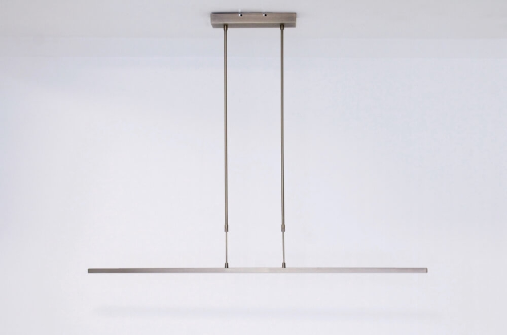 Strakke moderne design hanglamp ZALINA LED | Brons 120 cm