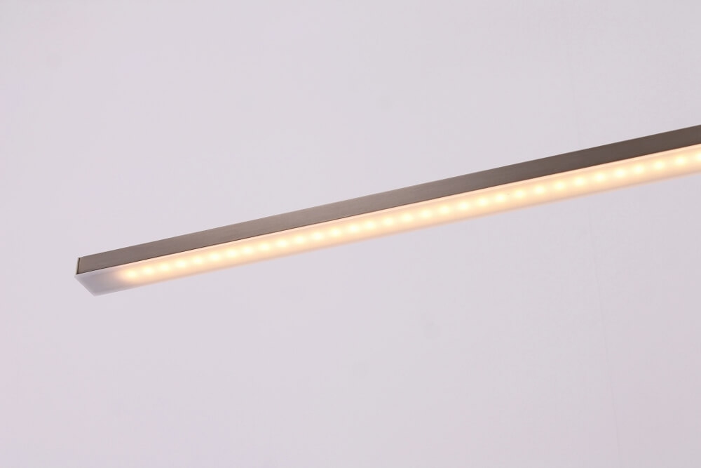 Strakke moderne design hanglamp ZALINA LED | Brons 120 cm