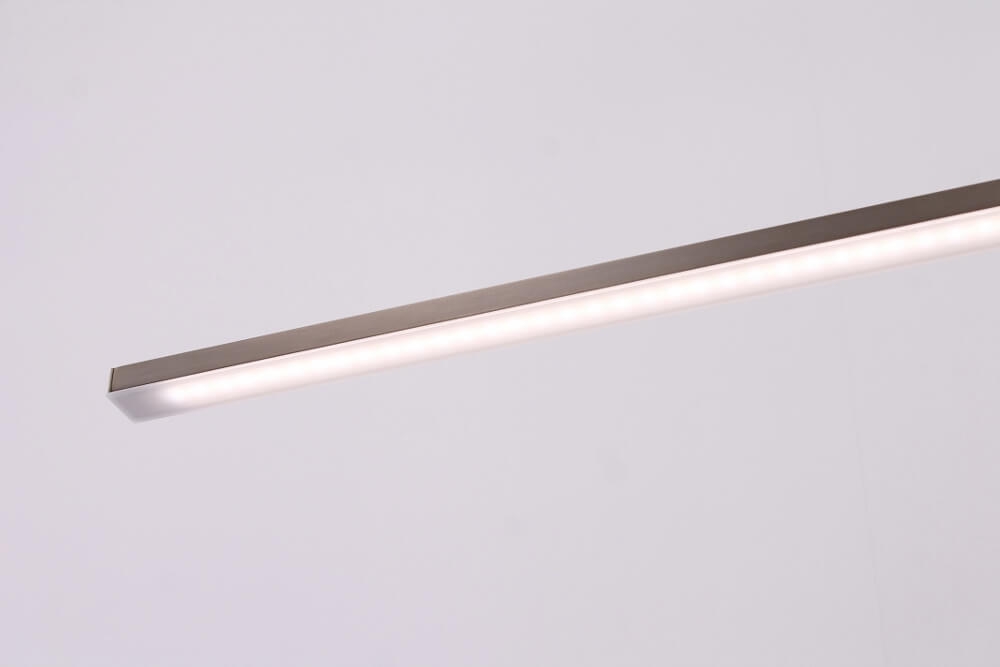 Strakke moderne design hanglamp ZALINA LED | Brons 120 cm