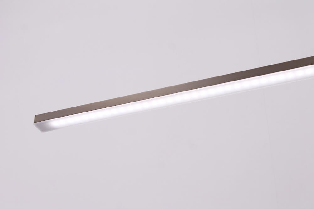 Strakke moderne design hanglamp ZALINA LED | Brons 120 cm