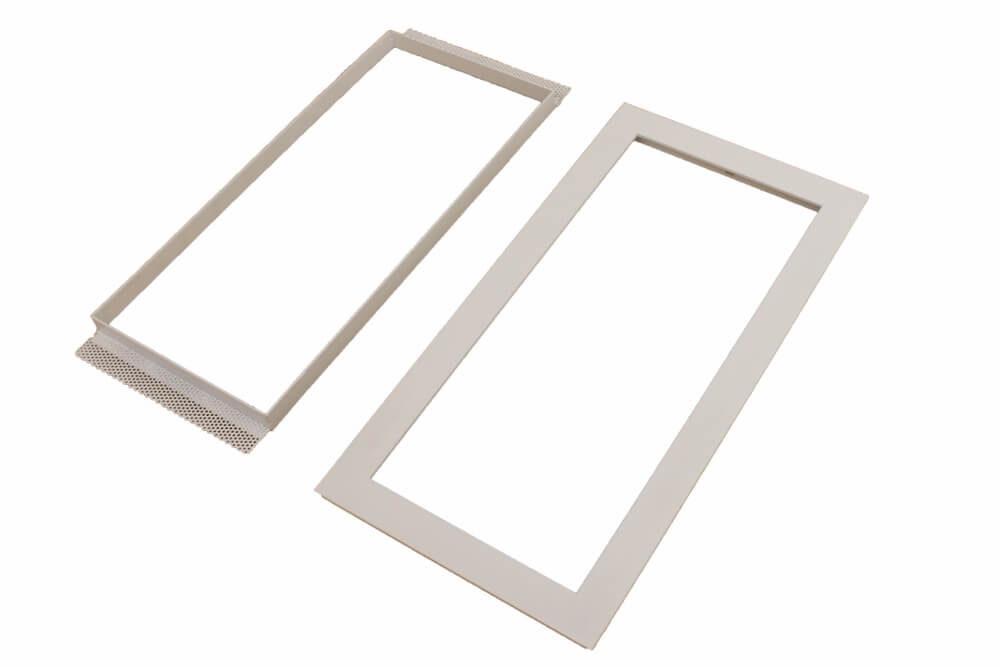 TRIMLESS vierkante inbouwspot XL AR111 DOUBLE wit