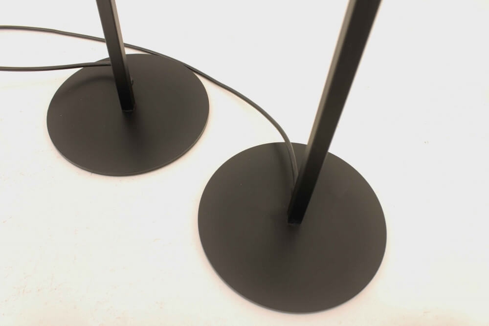 Zwarte vloerlampen TUBE 135 en 155 cm | Inclusief LED GIANT smoke