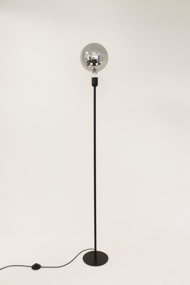Zwarte vloerlamp 1-lichts TUBE 135 cm | Exclusief lichtbron