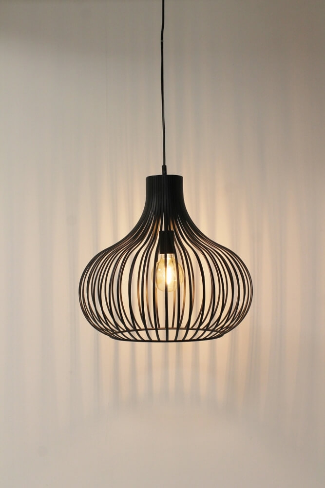 Sierlijke hanglamp GABRI S zwart | Ø 28 cm